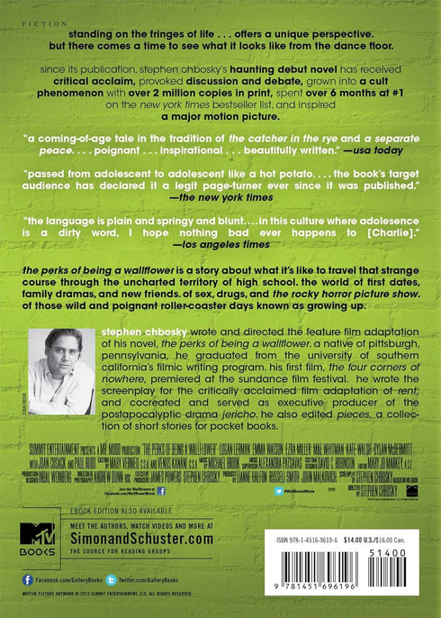 THE PERKS OF BEING A WALLFLOWER (MOVIE TIE-IN) - CHBOSKY. STEPHEN